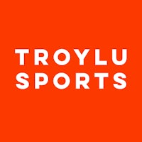 troyul sports logo on an orange background